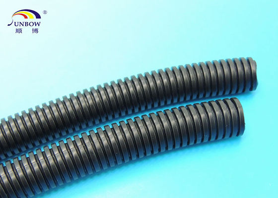 الصين Black PP Corrugated Tubing , PP Wave Tubes , PP Seal type Corrugated Pipe المزود
